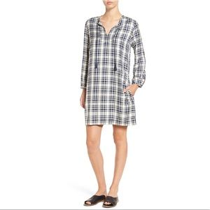 Madewell Plaid Shift Dress NWT